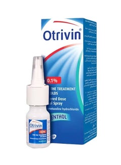 Otrivin 0.1% Nasal Spray, Menthol