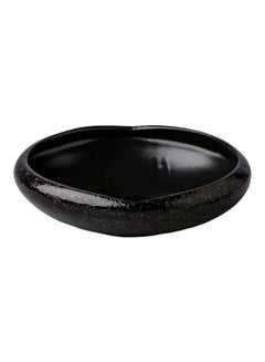 Stylepoint Side Bowl, Black Satin Stone Finish, 17 x 4.6 cm