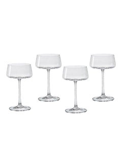 Crystalex CZ Xtra Martini Glass, Pack Of 4
