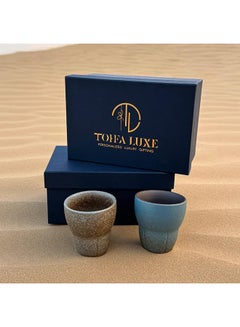 Tohfa luxe Gradir Grey Ceramic Cup – Handmade Artisanal Drinkware
