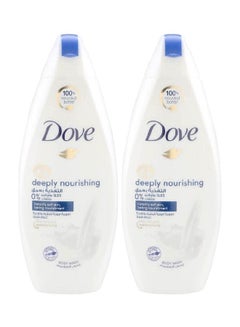 Dove غسول جسم مغذي بعمق، عبوة من 2