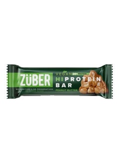 Zuber Vegan Peanut Butter Hi-Protein Bar