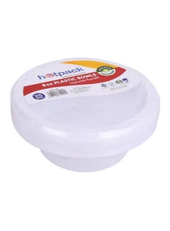 Hotpack Plastic Bowls, 25 Pcs