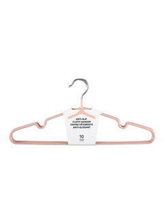 Miniso Simple Anti-Slip Cloth Hanger, Pink