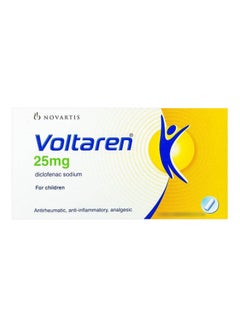 Voltaren Diclofenac Sodium 25mg Suppositories For Children