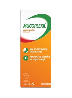 Mucoplexil 0.33mg/ml Oxomemazine Cough Syrup, 2 Years+
