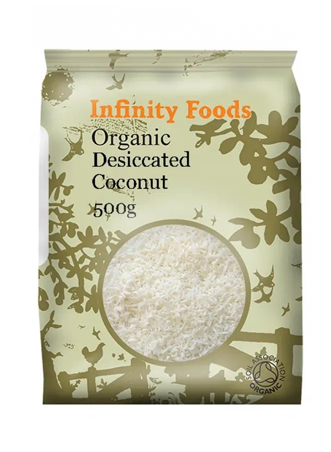 Infinity Foods Organic Desiccated Coconut at BiOrganic | nownow by noon