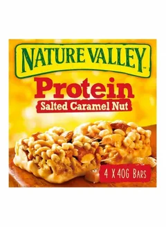 Nature Valley Protein Salted Caramel Nut Bar, Pack Of 4