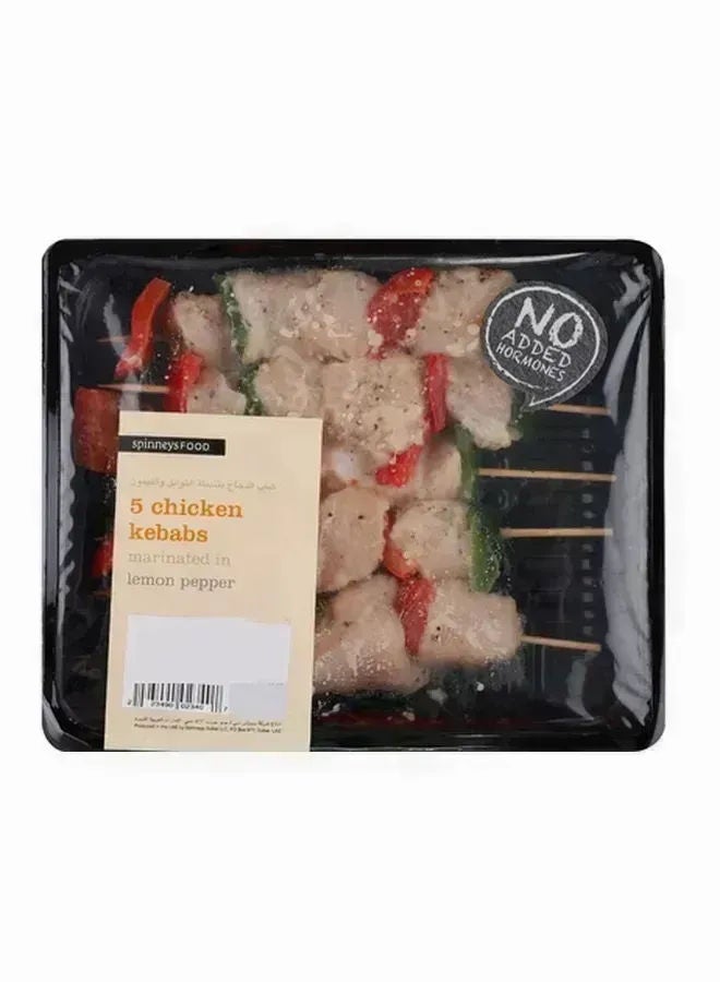 Spinneys Food Lemon Pepper Chicken Kebabs