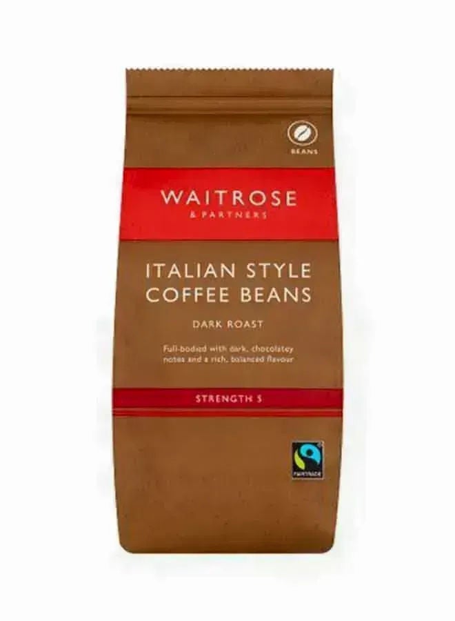 Waitrose Italian Style Coffee Beans, Pack Of 6