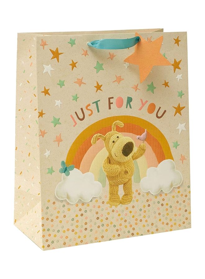 Uk Greetings Just For You Teddy Gift Bag, L