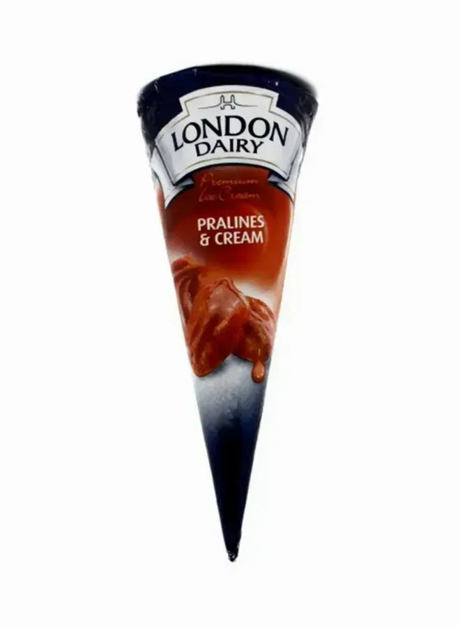 London Dairy Pralines & Cream Ice Cream Cone