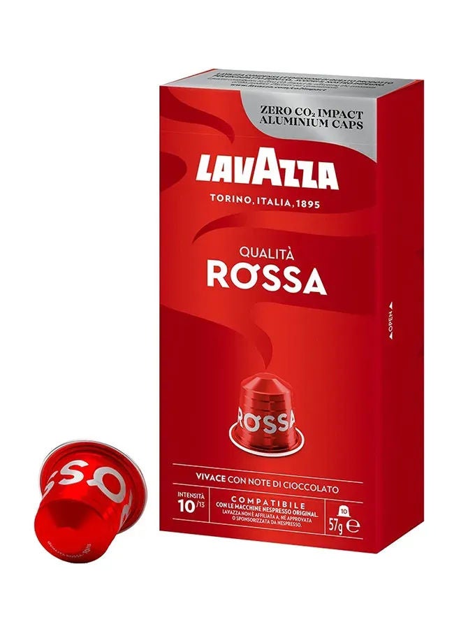 Lavazza Qualita Rossa Coffee Capsule, 10 Pcs