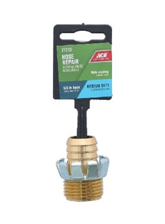 Ace Metal Male Cl Inch Hose Mender Clamp Bronze and Silver 3/4 Inch 25Z3/4A