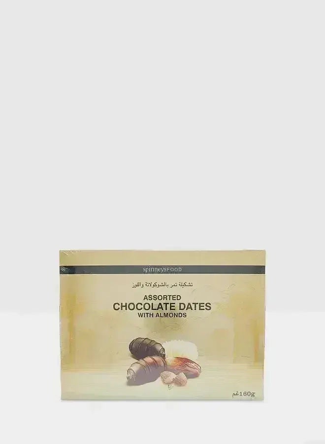 Spinneys Food Assorted Chocolate Dates With Almonds