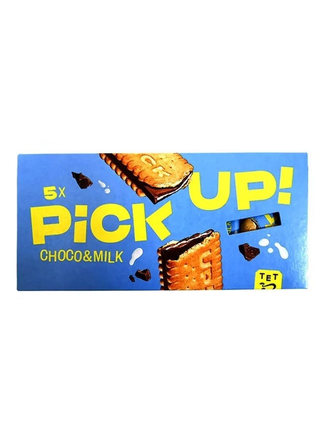 Bahlsen Pick Up Choco & Milk Sandwich Choco Biscuits, Pack Of 5
