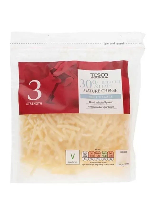 Tesco 30% Reduced Fat Grated Mature Cheese