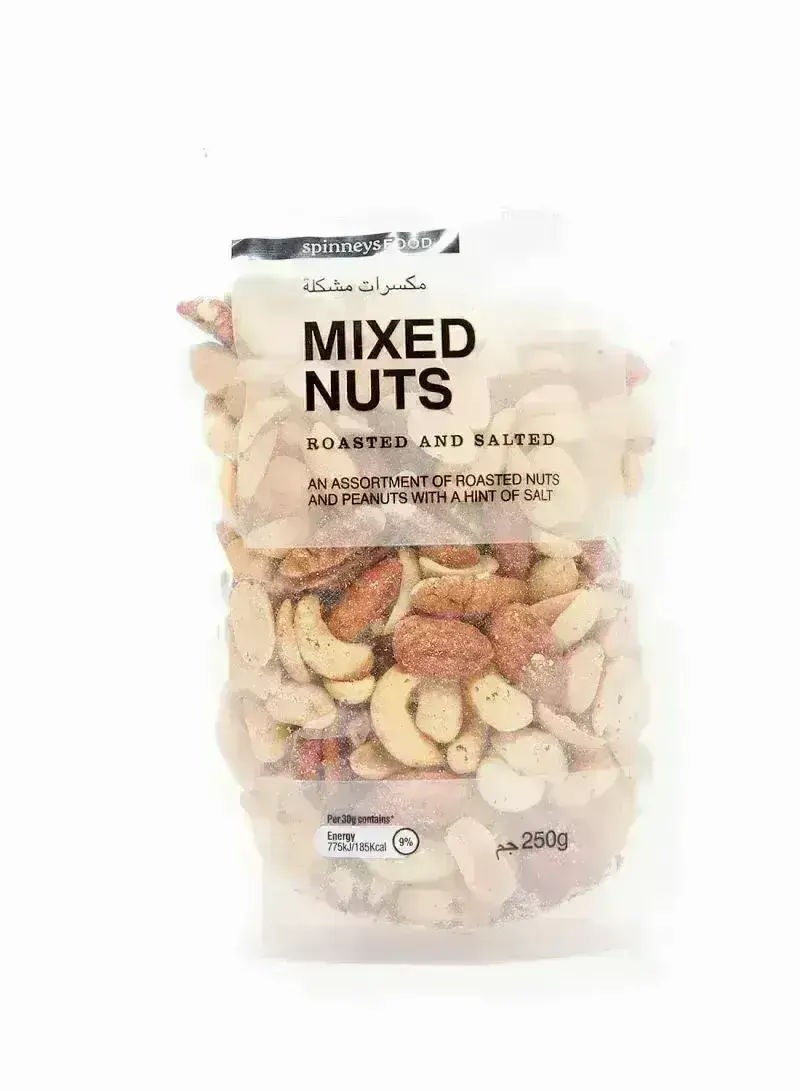 Spinneys Food Mixed Nuts Roasted And Salted