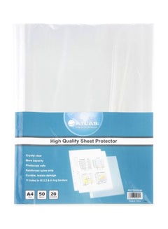 Atlas A4 Clear Sheet Protectors