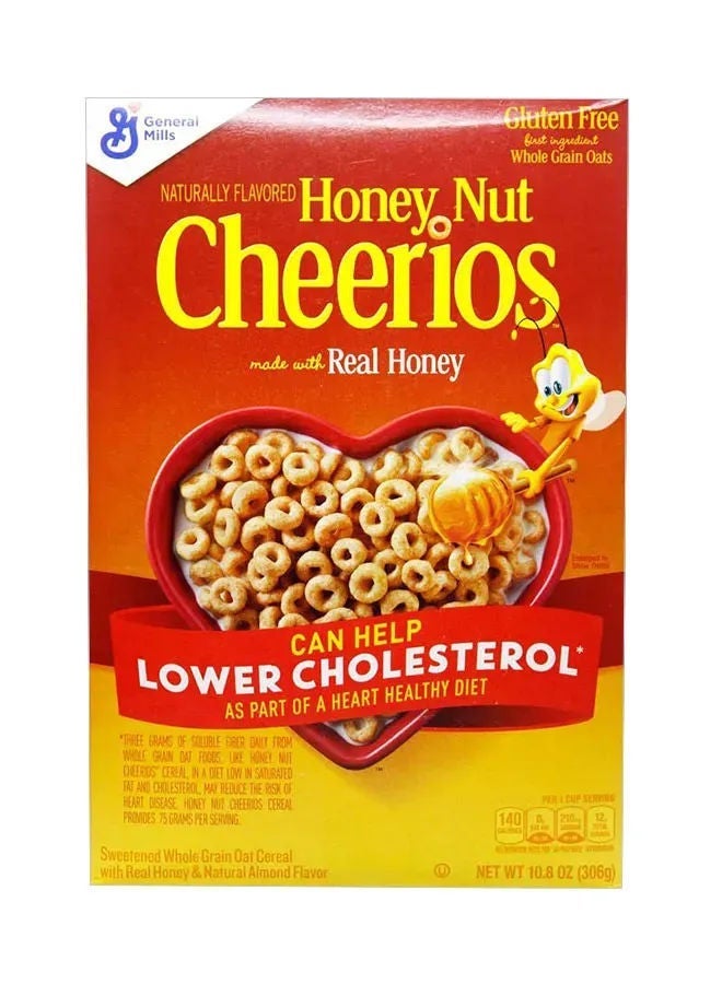 General Mills Cheerios Honey Nut Cereal With Wholegrain Oats