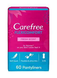 Carefree Flexi Comfort Fresh Scented Panty Liners