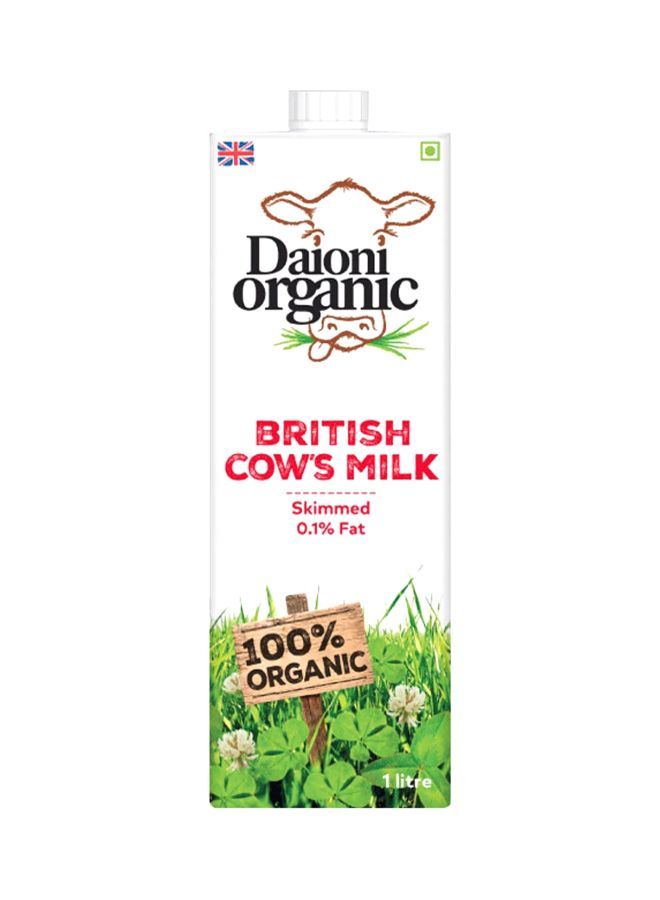Daioni Organic Skimmed British Cows Milk