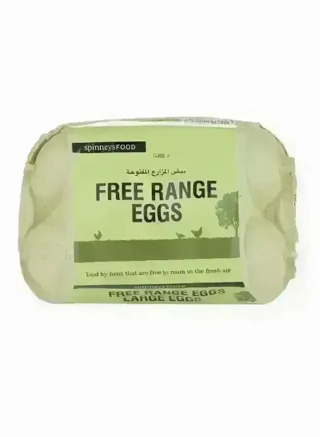 Spinneys Food Free Range Eggs, Large, 6 Pcs