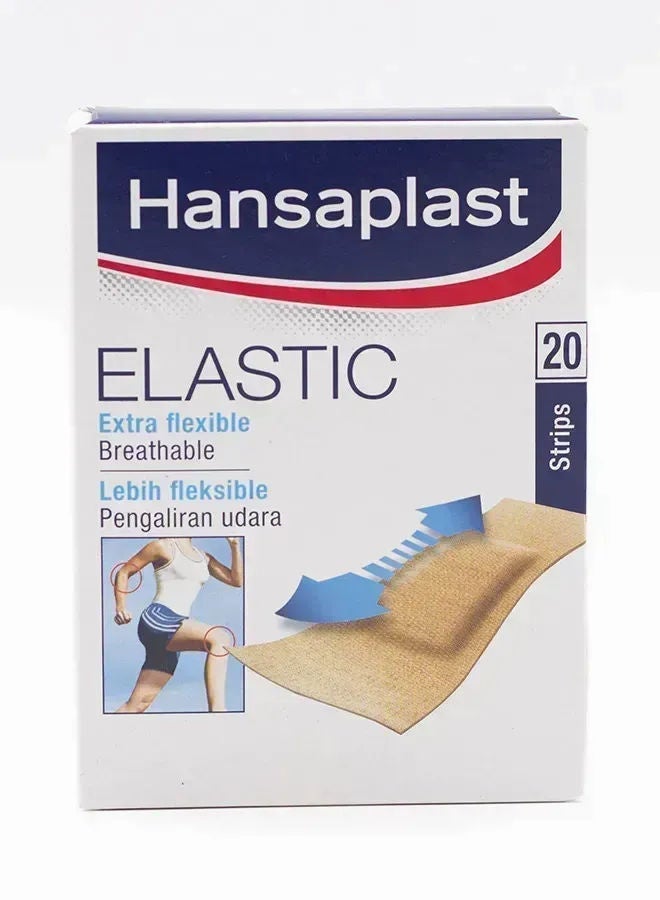 Hansaplast Elastic Bandage Strips, 20 Pcs