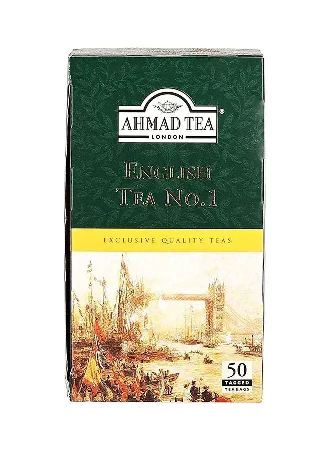 Ahmad Tea English Tea No.1 Tea Bags, 50 Pcs
