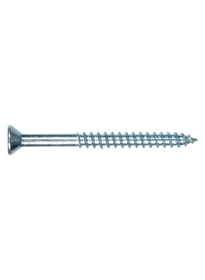 Hillman 20-Piece Flat Head Phillips Wood Screws Silver 8 x 1 Inch 5784