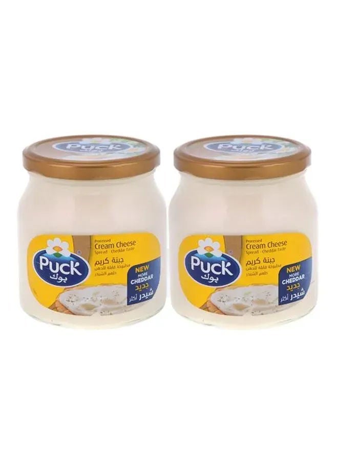 Puck Processed Cream Cheese Spread Jar, Pack Of 2