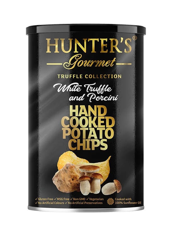 Hunter's Hand Cooked Potato Chips, White Truffle And Porcini