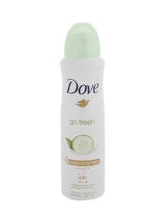 Dove Go Fresh Moisturising Cream 48h Anti-Perspirant Deodorant Spray, Cucumber And Green Tea