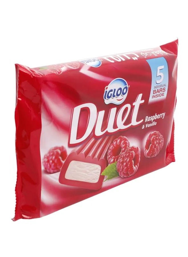 Igloo Duet Raspberry & Vanilla Bar, 5 Pcs