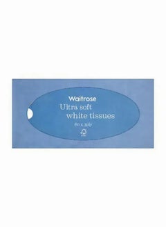 Waitrose Ultra Soft White Tissues, 3 Ply, 80 Sheets