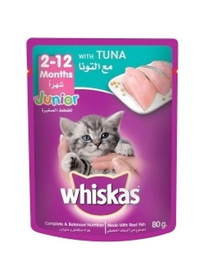 Whiskas Tuna Wet Food For Junior Kittens, 2-12 Months