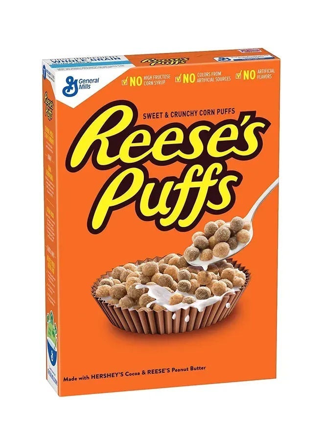 General Mills Sweet & Crunchy Corn Puffs With Real Reese'S Peanut Butter