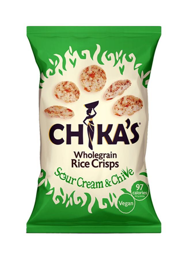 Chikas Wholegrain Rice Crisps, Sour Cream & Chive