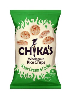 Chikas Wholegrain Rice Crisps, Sour Cream & Chive