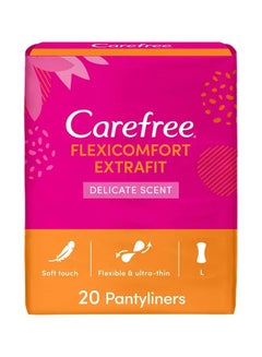 Carefree Flexi Comfort Extra Fit Delicate Scented Panty Liners