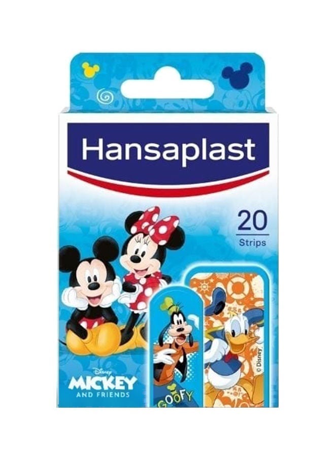 Hansaplast Disney Mickey & Friends Kids Plaster, 20 Pcs