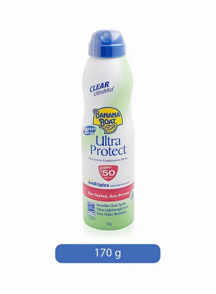 Banana Boat Ultra Protect Sunscreen Spray Spf50 Pa++++