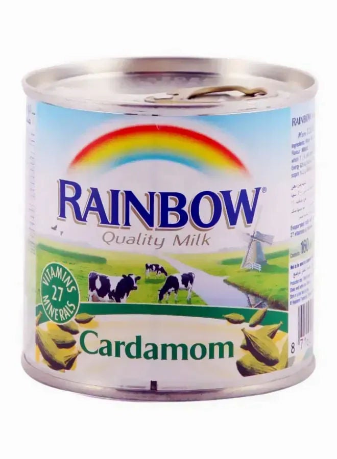 Rainbow Evaporated Milk, Cardamom, Pack Of 12
