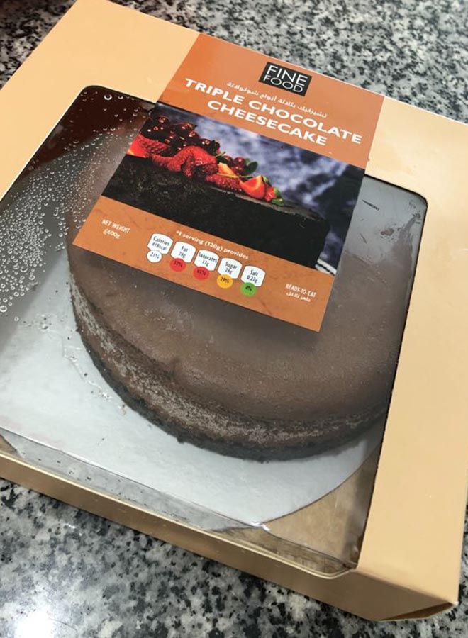 Finefood Triple Chocolate Cheesecake