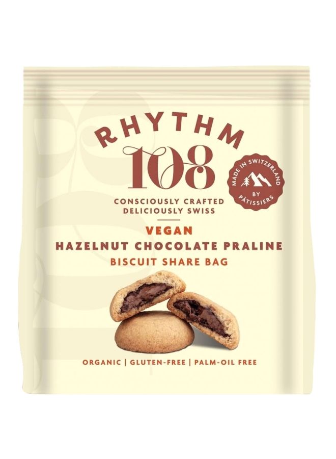 Rhythm 108 Vegan Hazelnut Chocolate Praline Filled Biscuits Share Bag