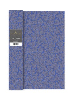 Sara Miller Gold Leaves Roll Wrap, Indigo