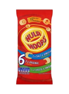 Hula Hoops Variety Potato Rings, Pack Of 6