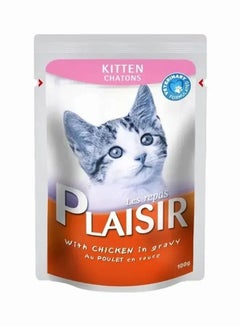Plaisir Kitten Cat Wet Food Chicken In Gravy