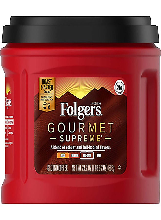Folgers Gourmet Supreme Ground Coffee - Med Dark