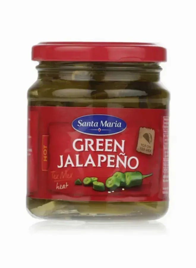 Santa Maria Green Jalapeno Pepper Sliced Hot